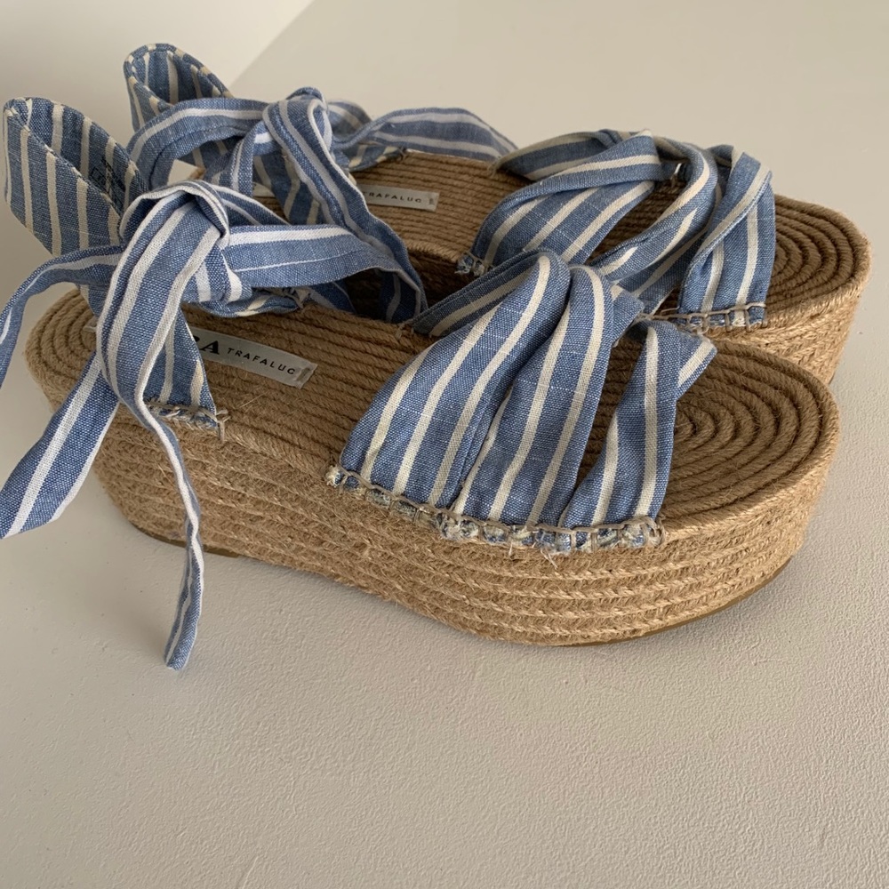 Zara wedged sandal